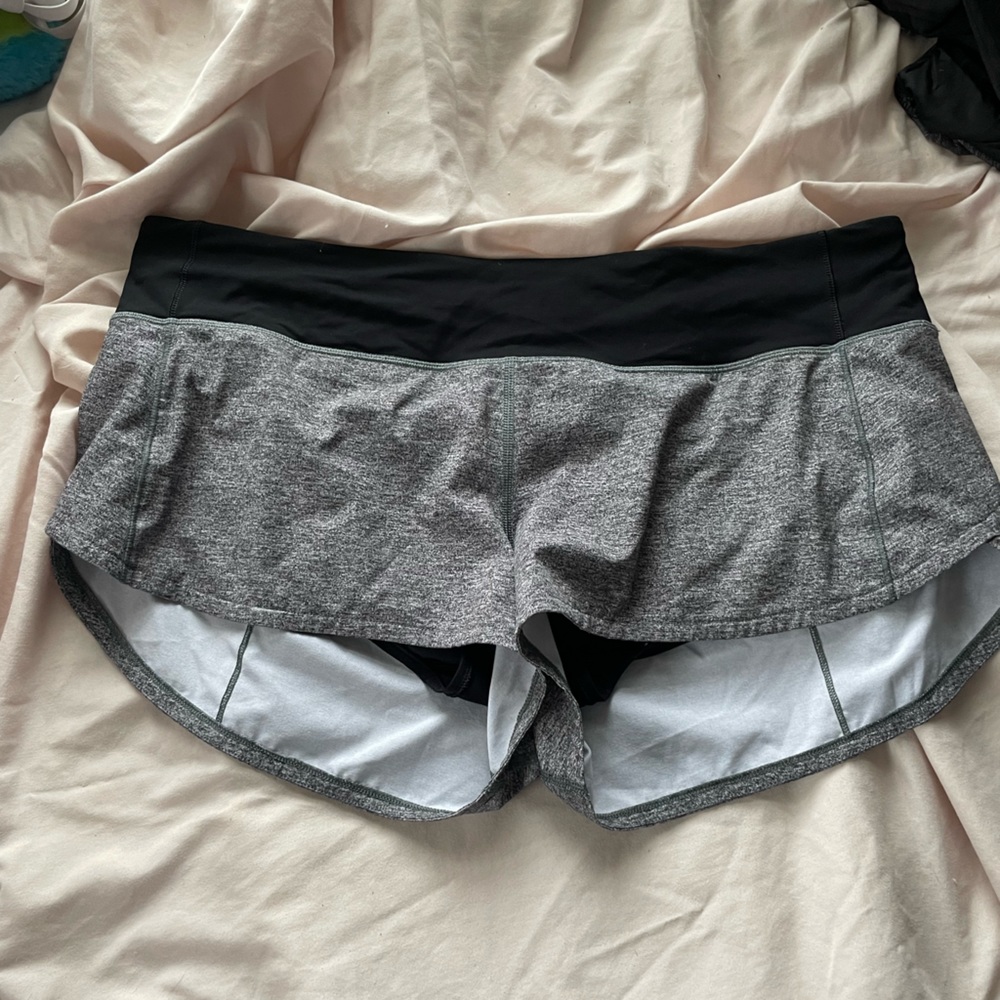 Lululemon heathered grey speed ups size 10